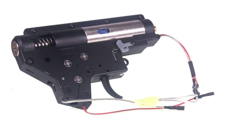 QD 8mm V2 Complete Gearbox CNC Gears Front Wired QD v2.0