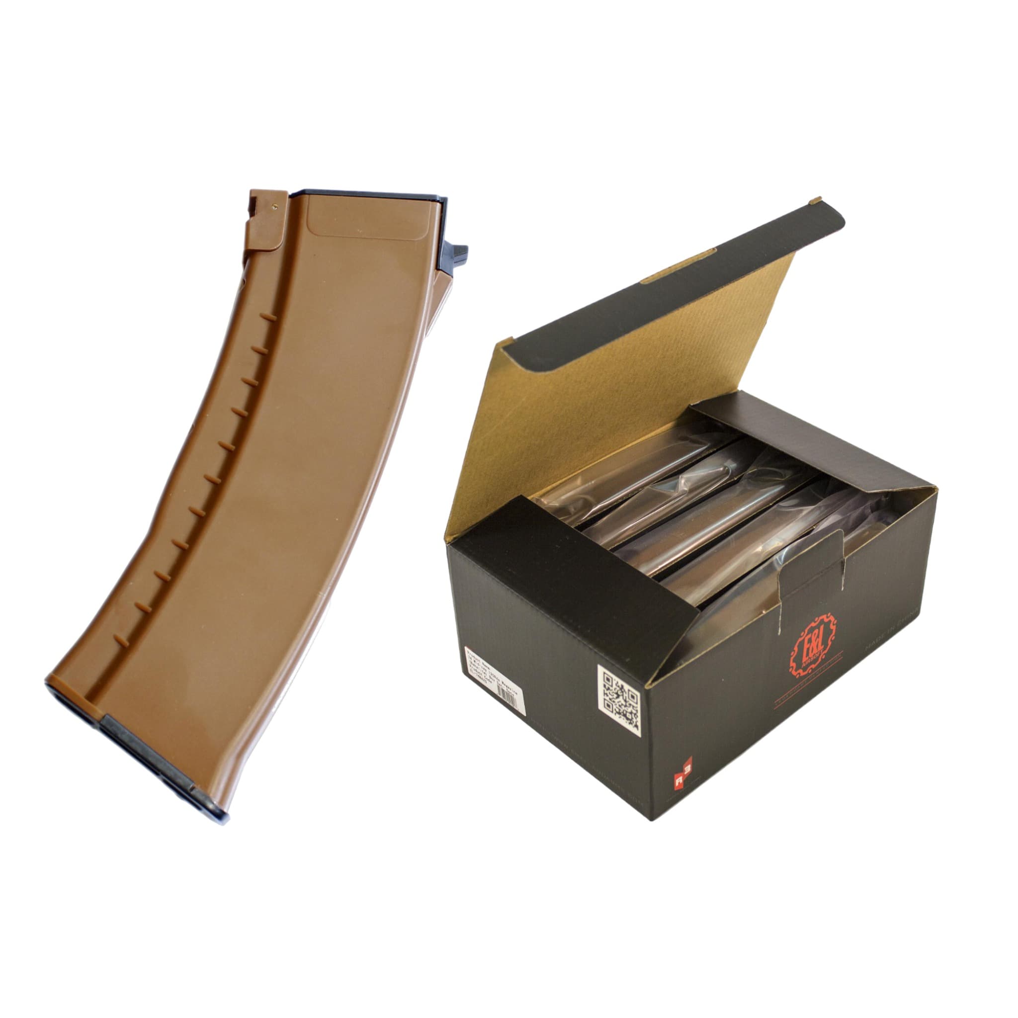AK74N MID-CAP 120R Magazine (5PK) – Brown