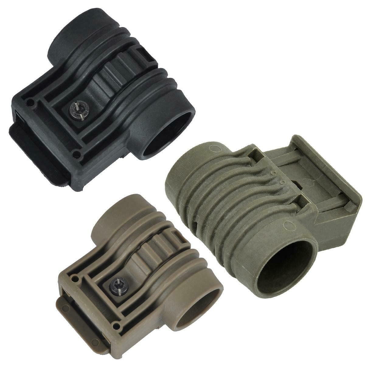 Offset Flashlight Torch Rail Mount
