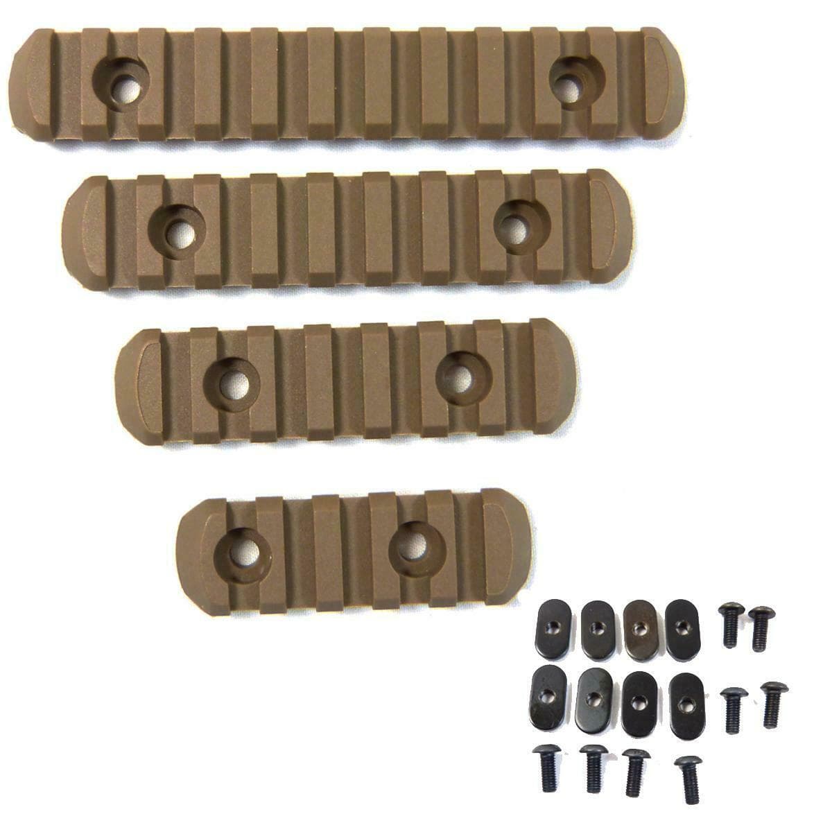 Polymer 4 Piece MPOE Airsoft Rail Set 20mm EX254 — image 2