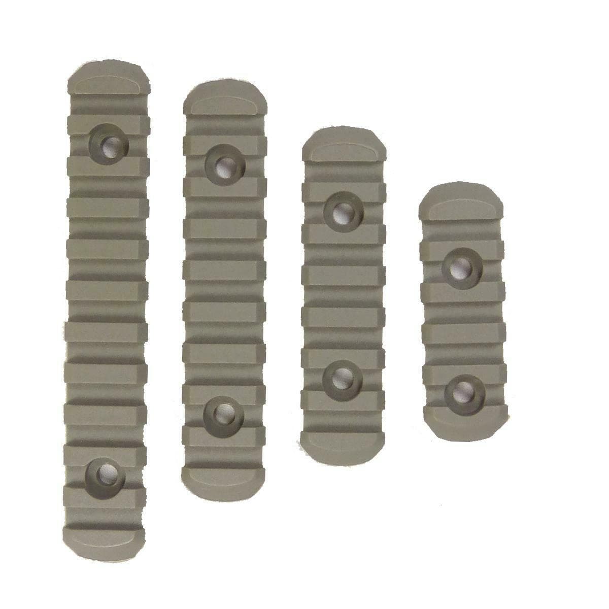 Polymer 4 Piece MPOE Airsoft Rail Set 20mm EX254