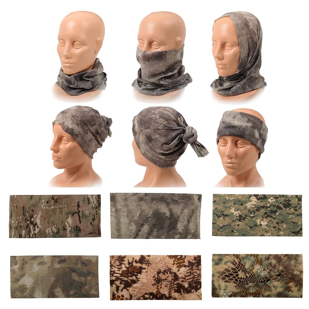 Camo Head Wrap Snood