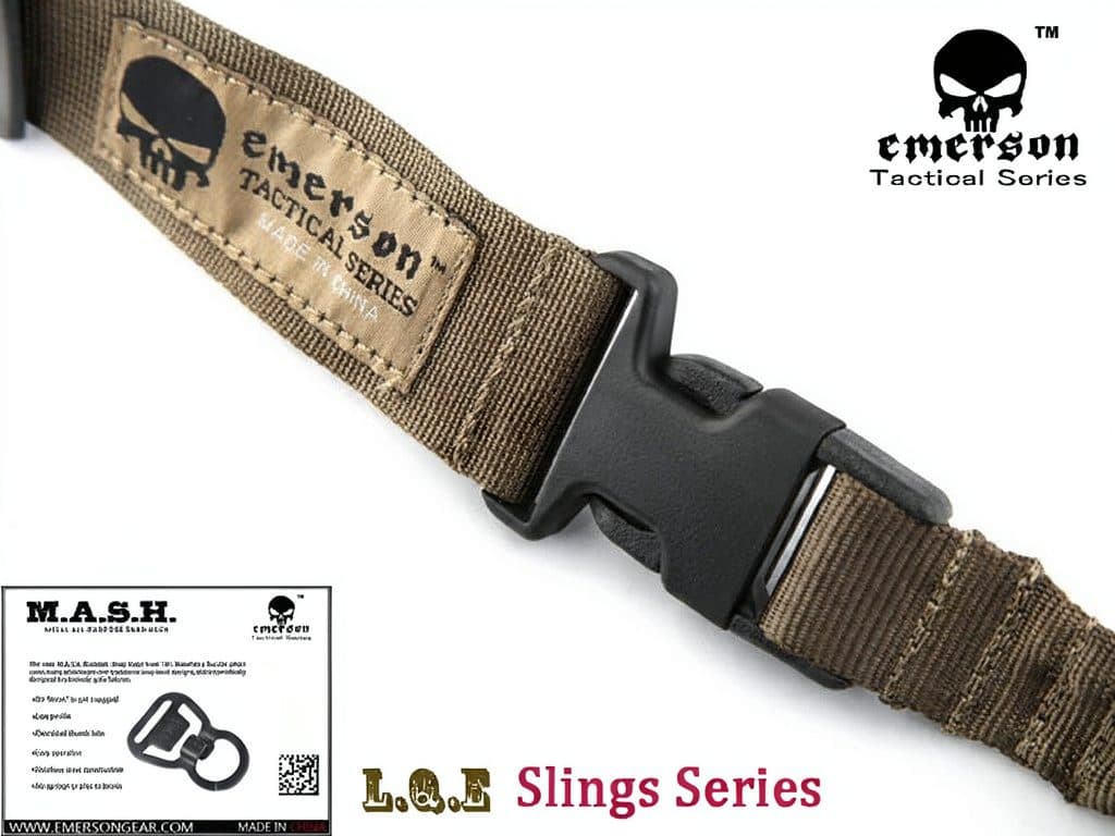 L.Q.E One Point Bungee Sling – Coyote Brown — image 2