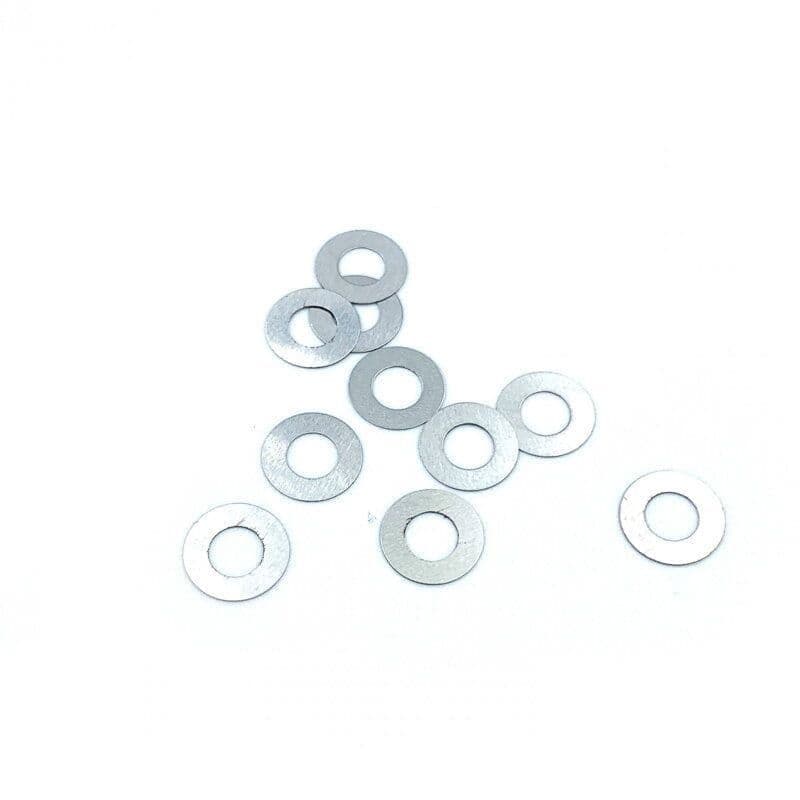 Airsoft Gearbox Shim Set Washers for 4mm Gear Axle - 0.1mm