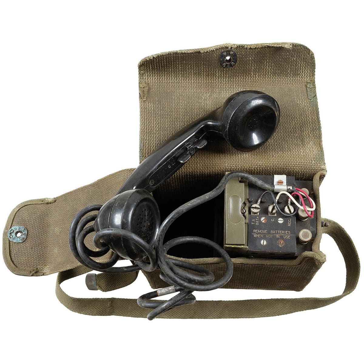 US Field Phone EE-8 With Cotton Case