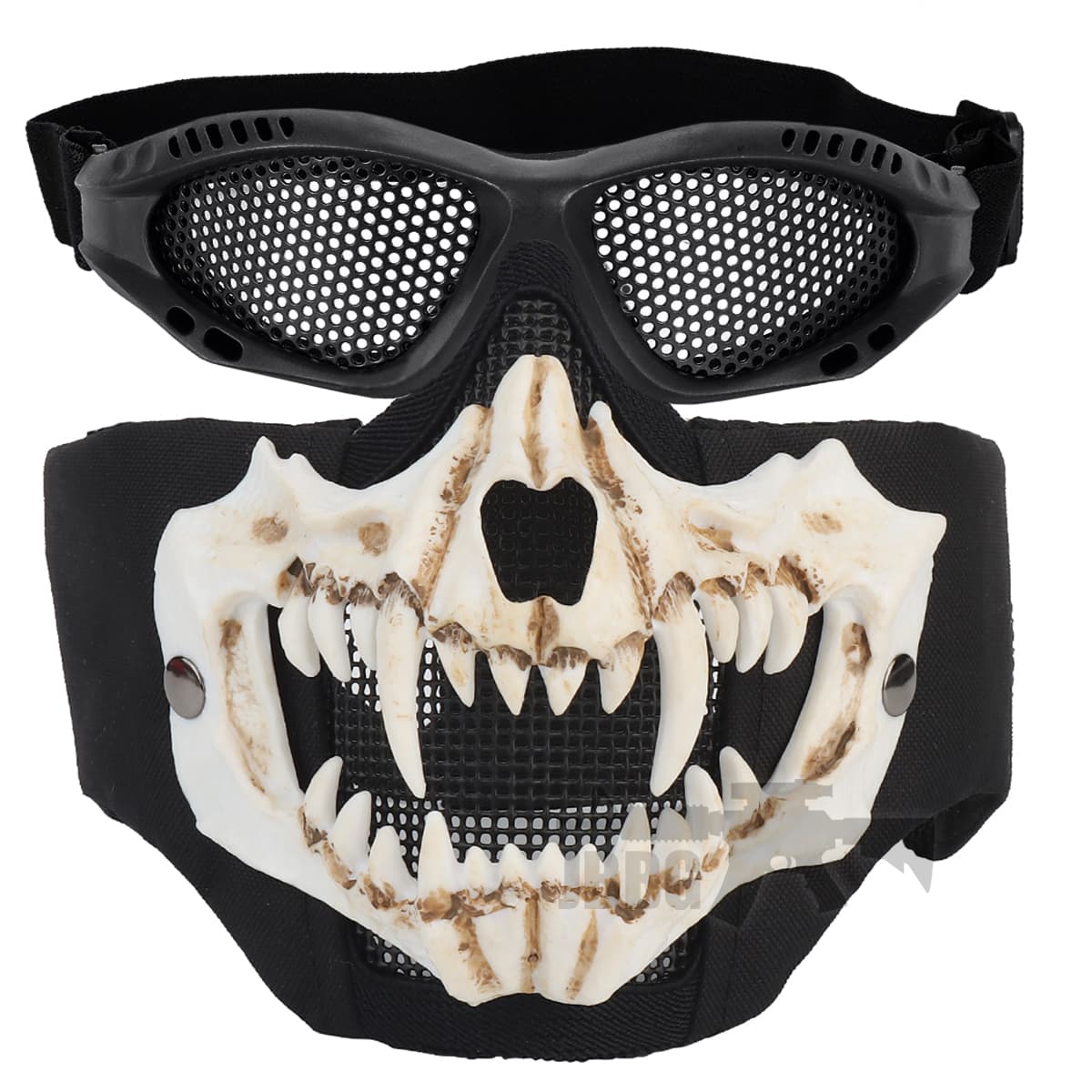 Mask With Ear Protection MA-143-02 with Goggles Set
