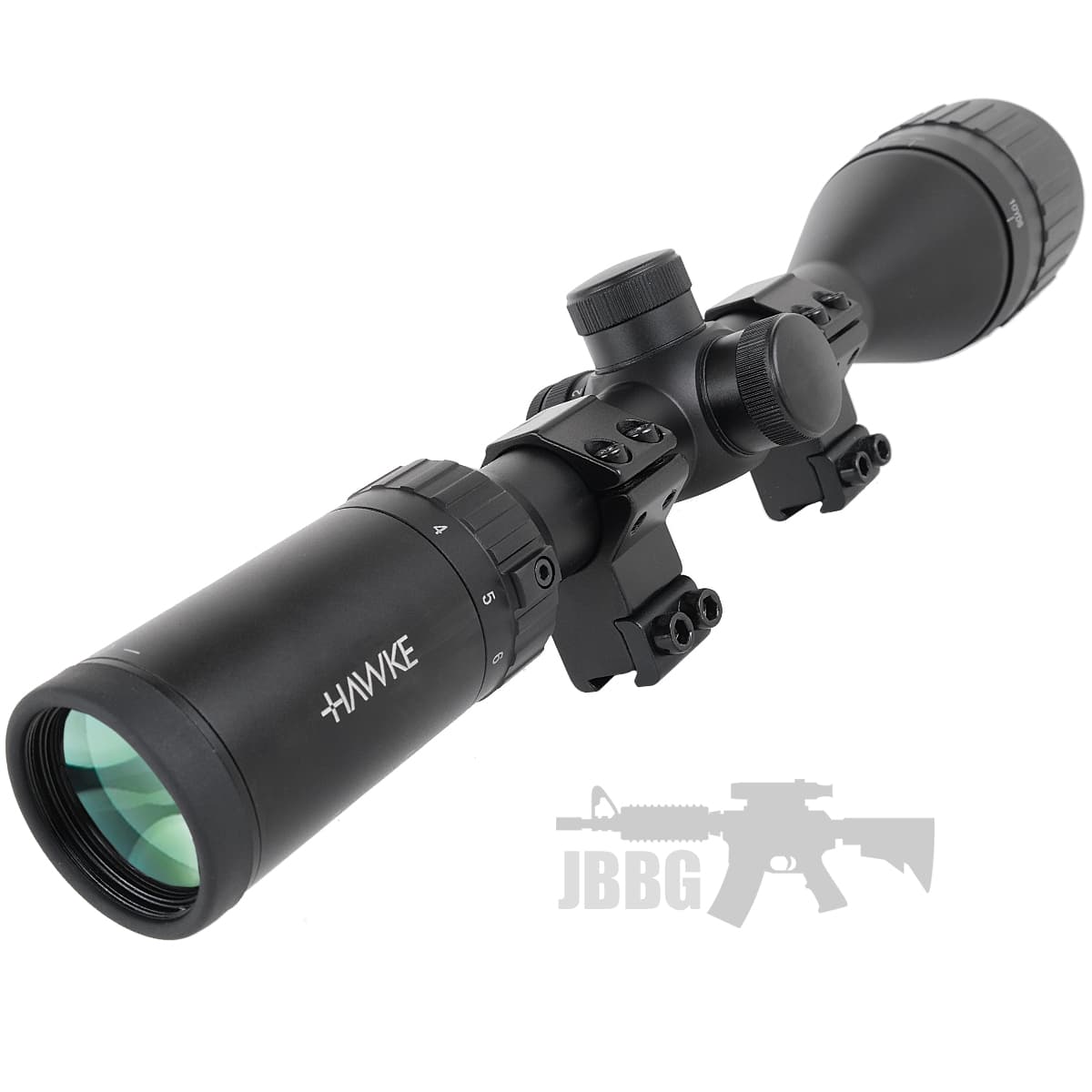 Mount 3-12×50 AO IR (Mil Dot) Hawke Scope with Mounts U — image 2