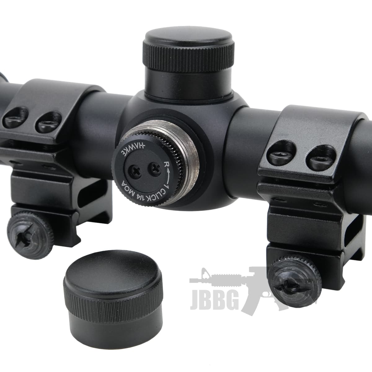 Mount 3-9×40 AO (Mil Dot) Hawke Scope with Weaver Mounts — image 3
