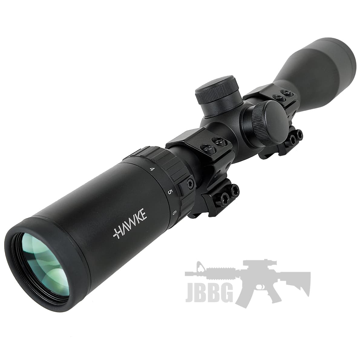 Mount 3-9×40 (Mil Dot) Hawke Scope with Mounts U — image 2