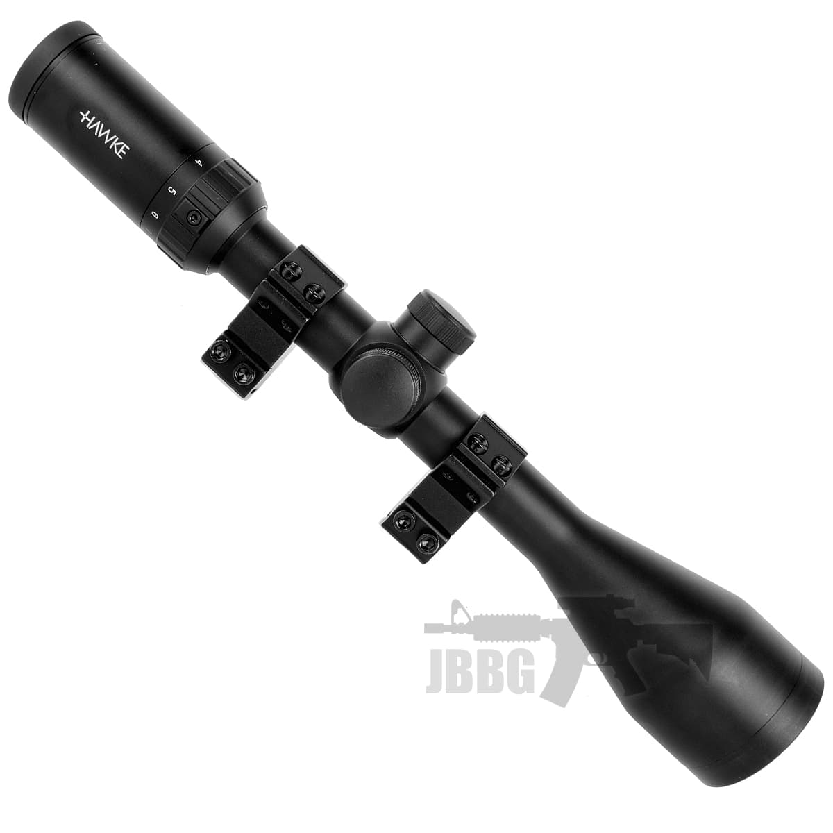 Mount 3-9×50 (Mil Dot) Hawke Scope with Mounts U — image 3