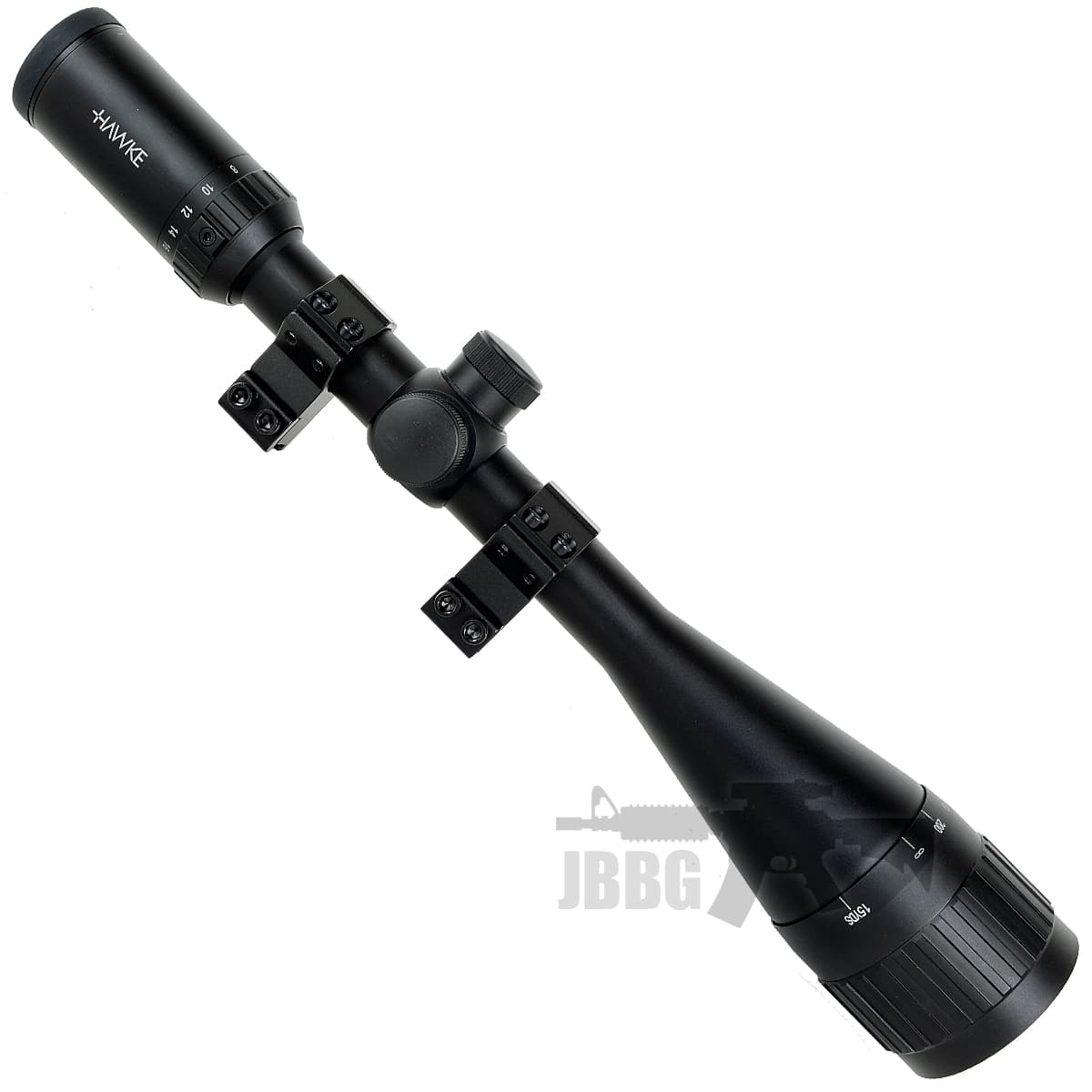 Mount 6-24×50 AO IR (Mil Dot) Hawke Scope with Mounts U — image 3