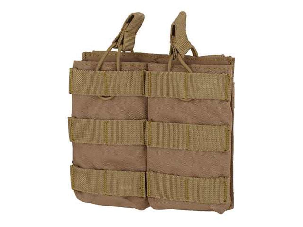 8 Fields Airsoft QR Double Magazine Pouch Open Top M4 Series — image 2