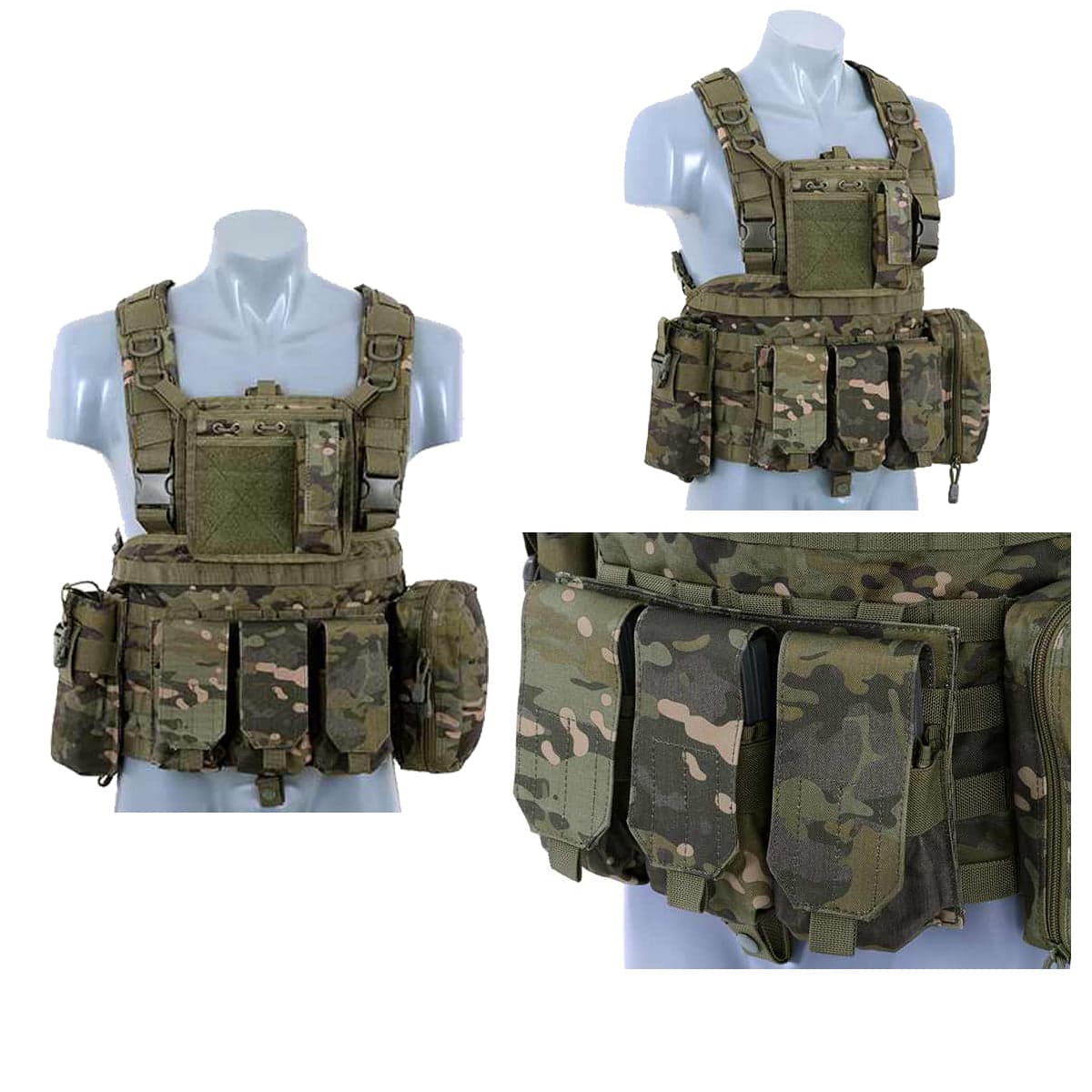 8 Fields Force Recon Chest Harness Vest MT ATP Tropic — image 3