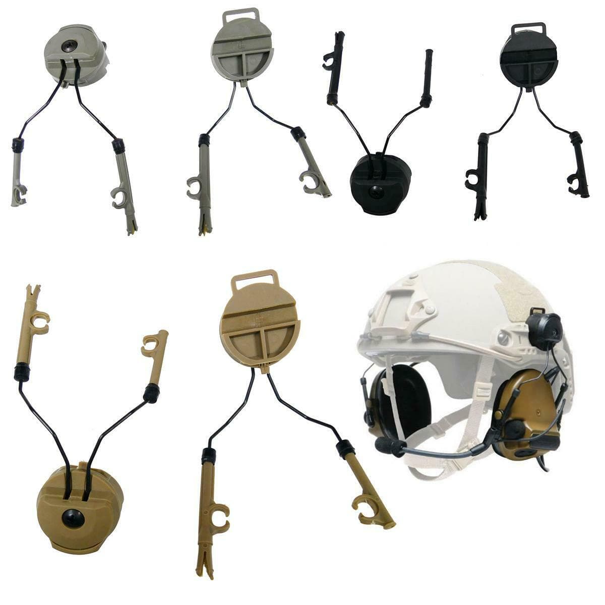 Fast Helmet Rail Adapter Comtac