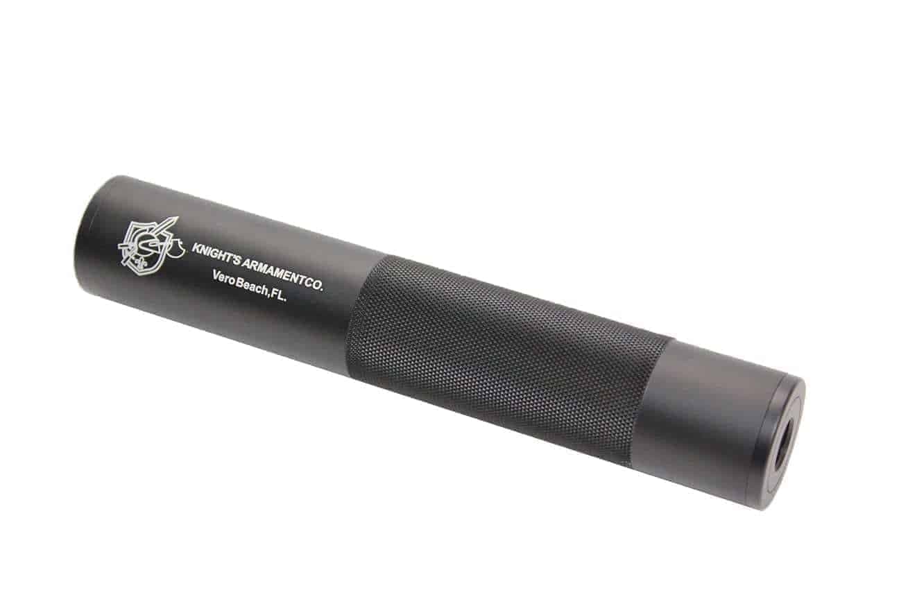 35x198mm +-14mm silencer - Knights