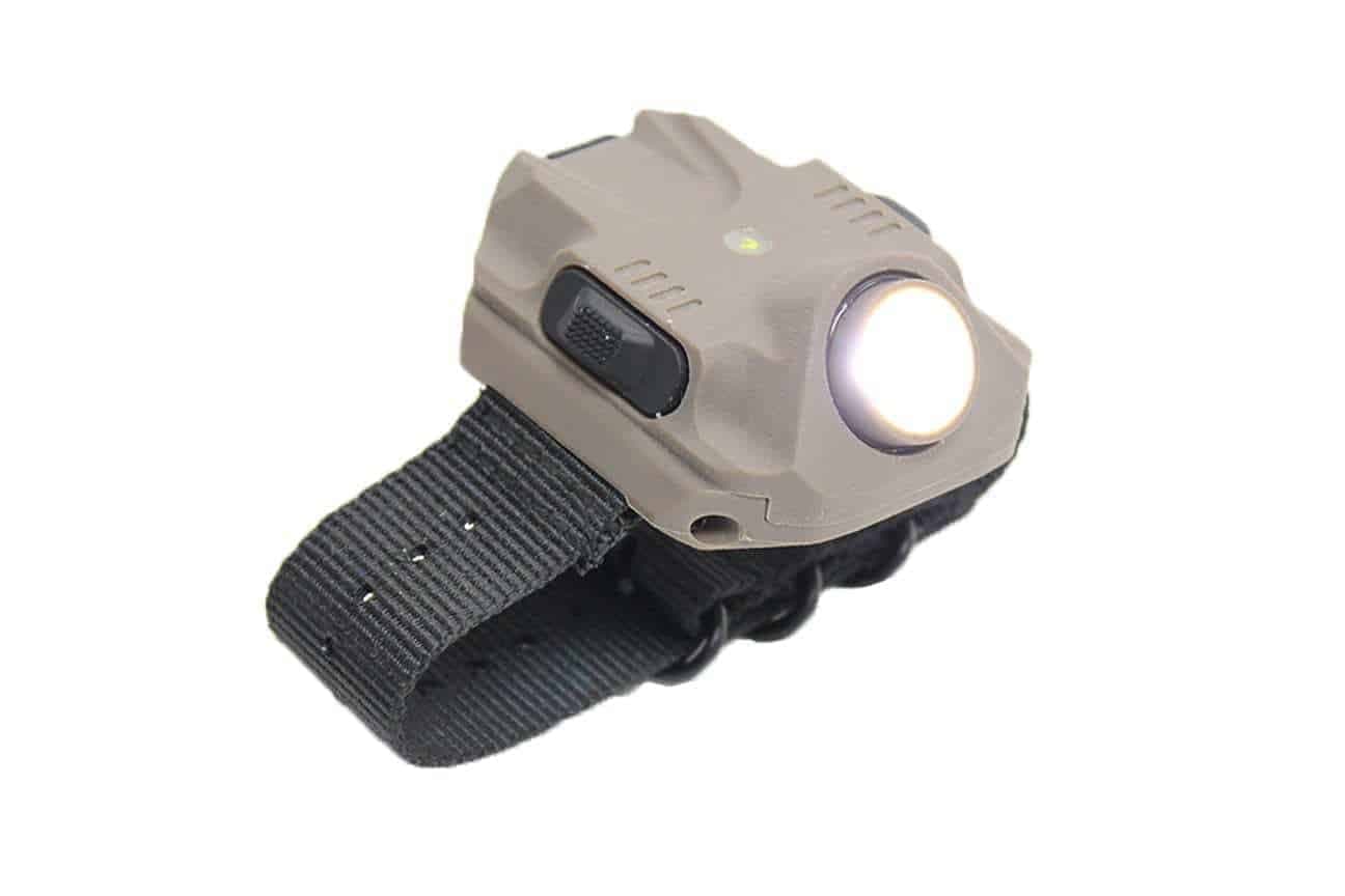Nylon Wrist light with USB charger - DE