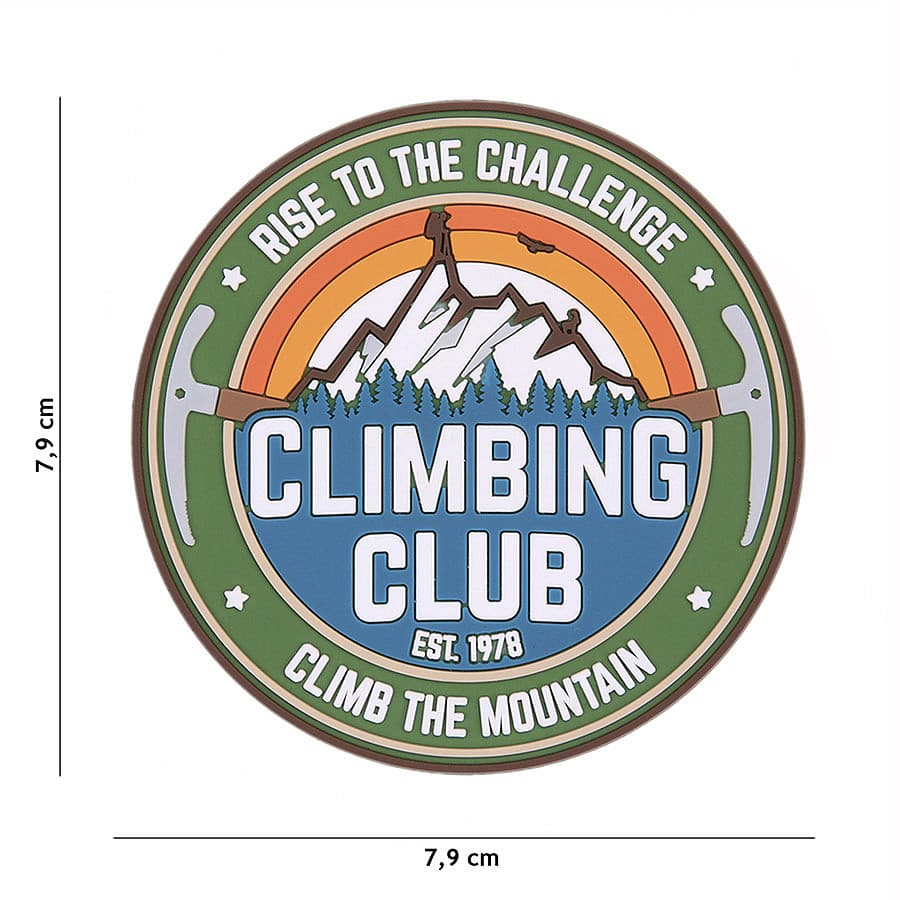 Climbing Club 3D PVC Patch