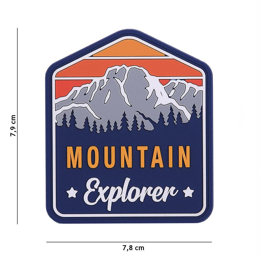 Mountain Explorer 3D PVC Patch