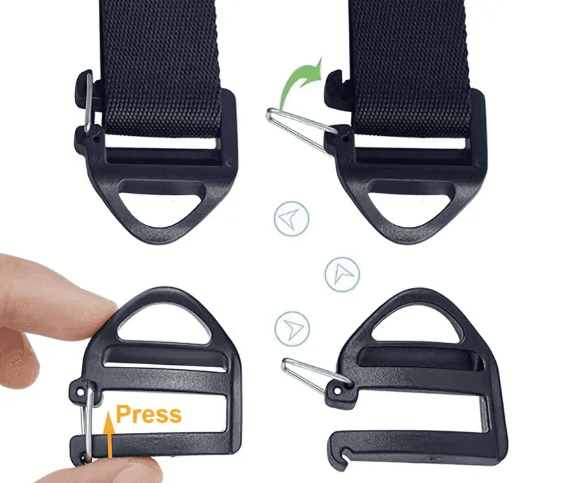 PACK 2X AGGANCI WEB PER CINGHIE – FOSTEX — image 2