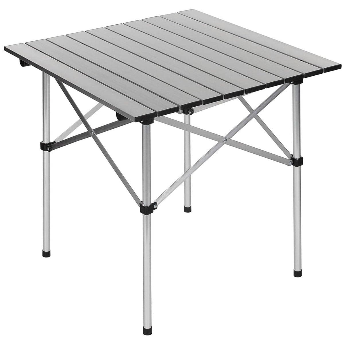 MFH Camping Roll Up Table Aluminium Foldable Frame