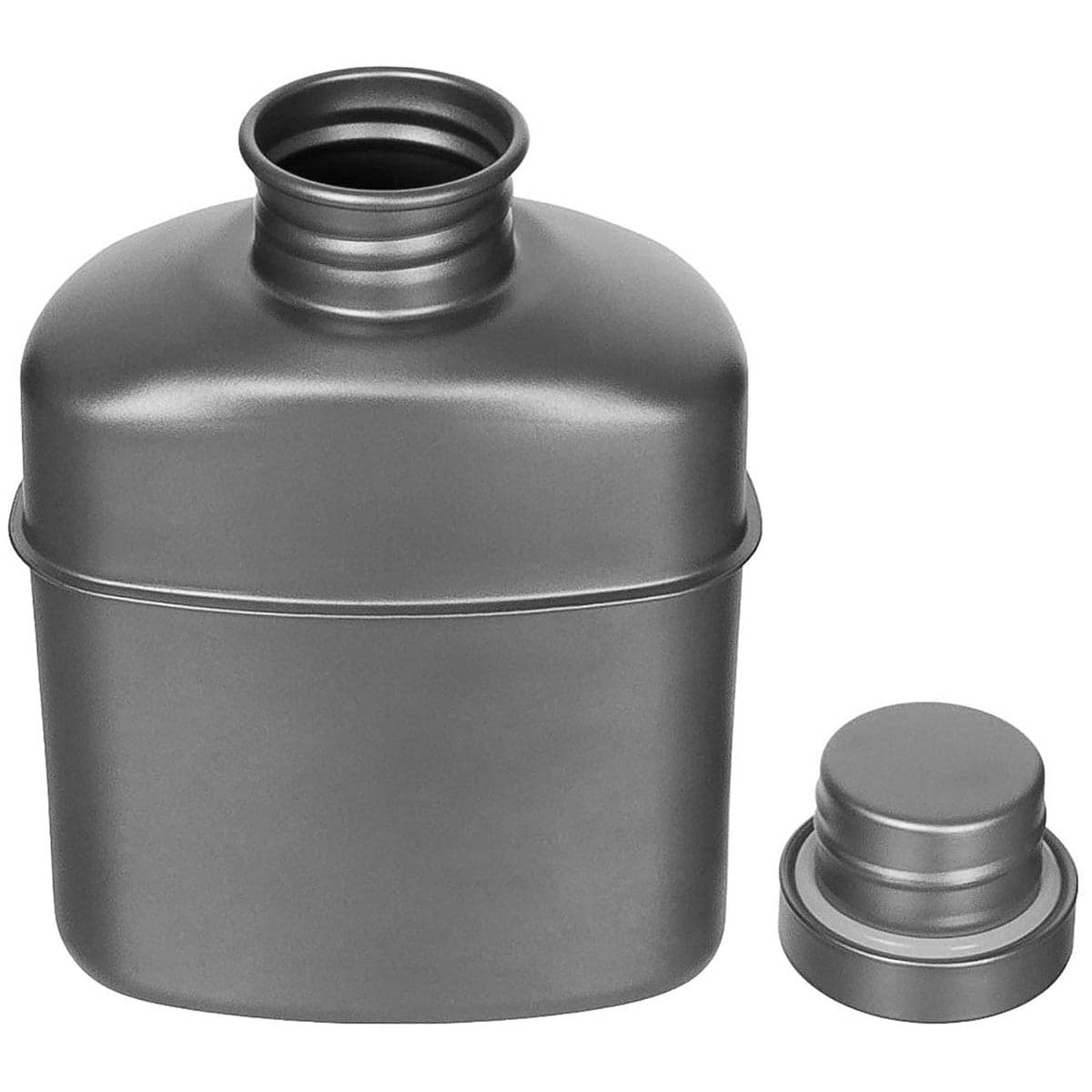 Titanium Water Bottle Canteen 1Ltr With Pouch — image 2