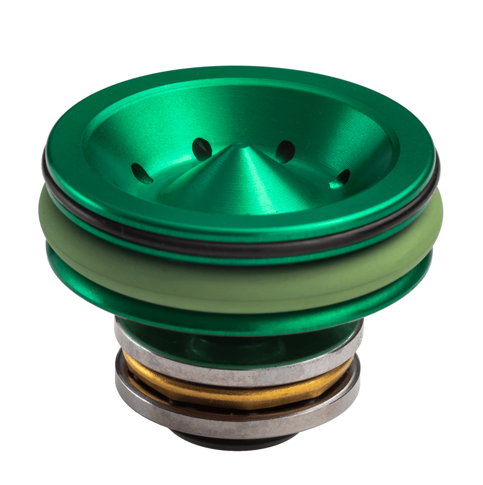 CNC Ergal Double O-Ring Bearing Piston Head
