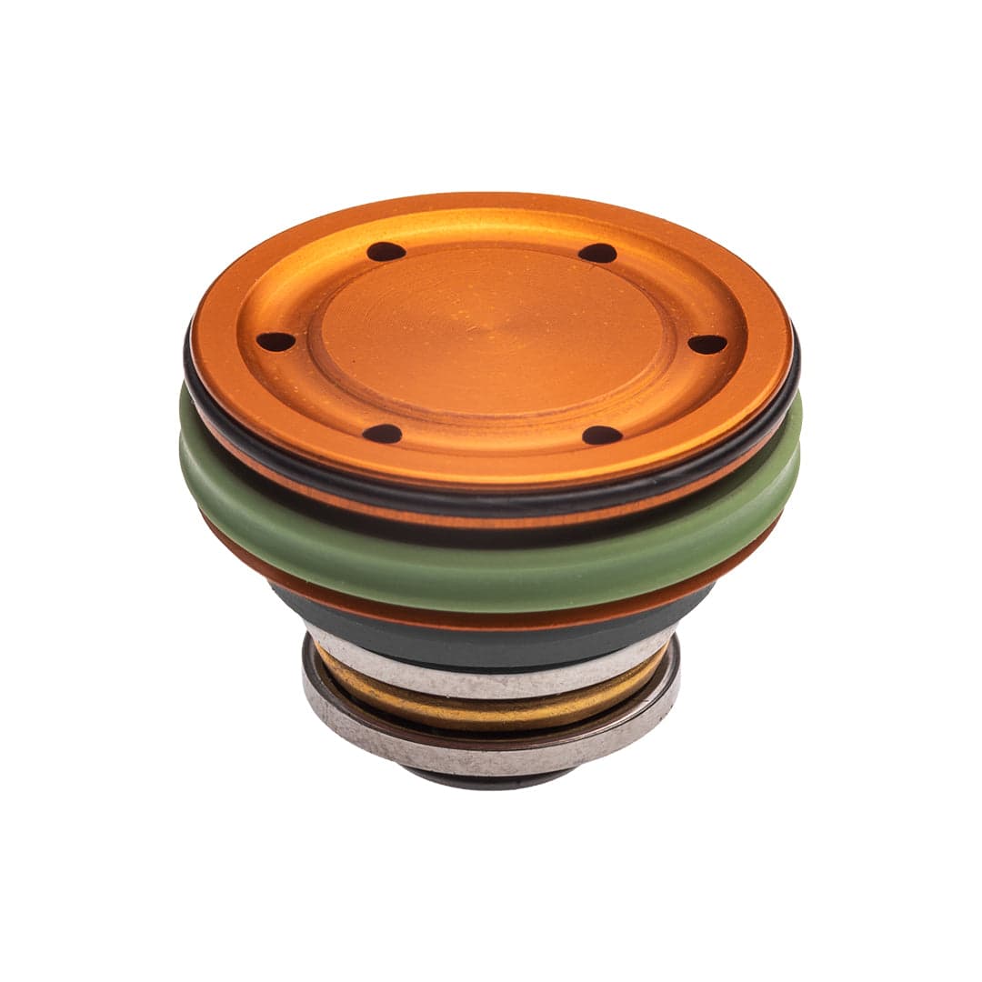 CNC Ergal AEG Piston Head Double O-Ring Ball Bearing
