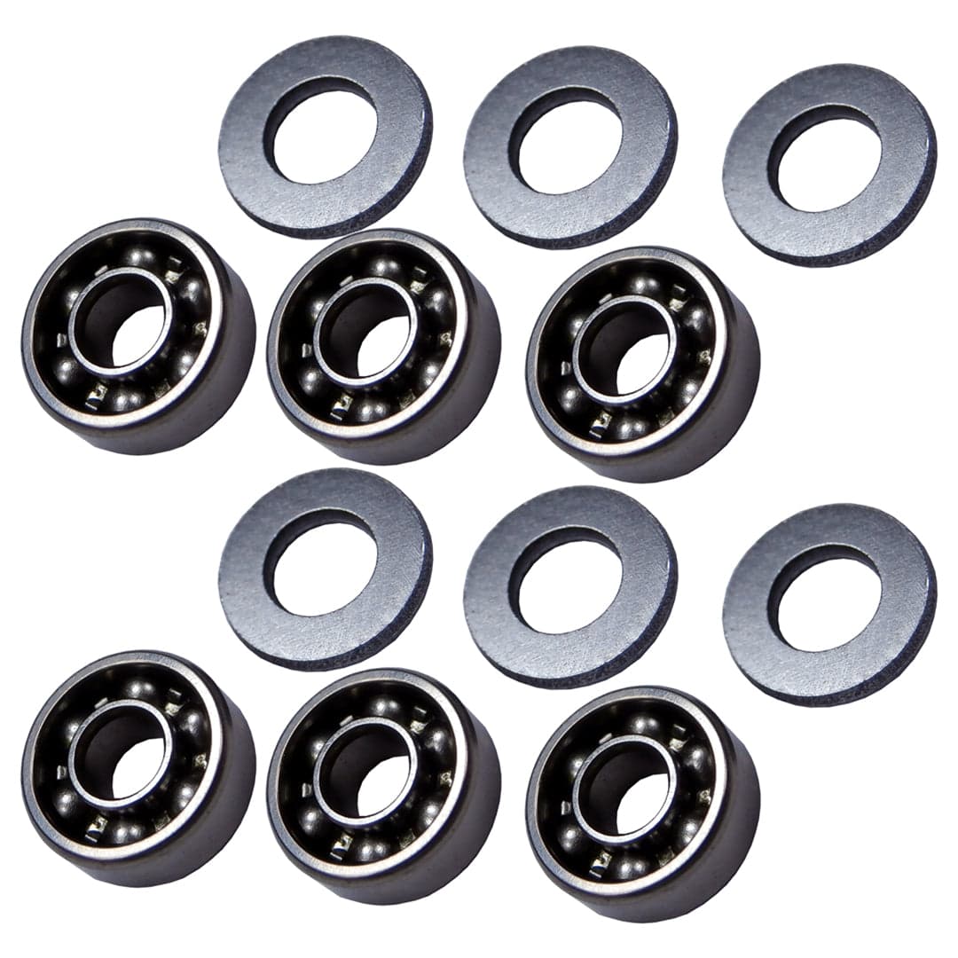 Open Steel Bearings Bushings 8mm A&K Minimi M-60 MK43