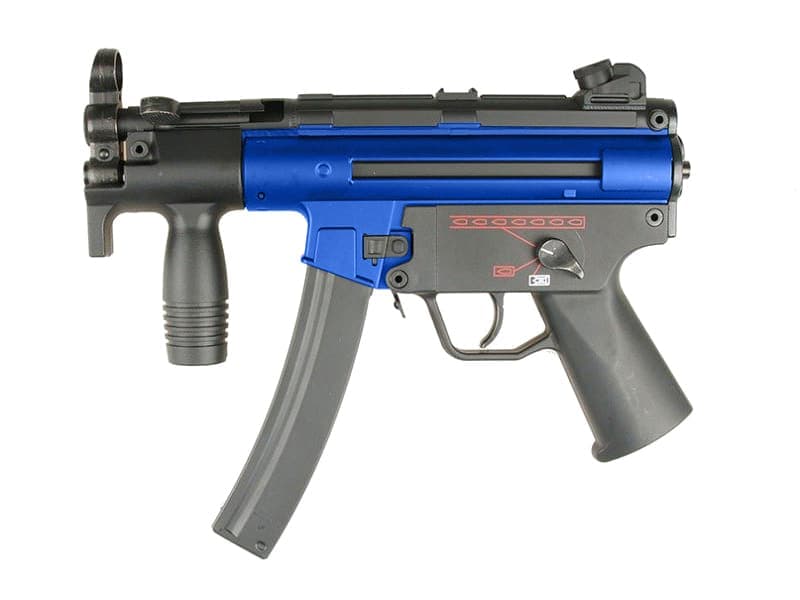 AEG Submachine Gun (Metal Gearbox – Blue – G5K) (Blue)