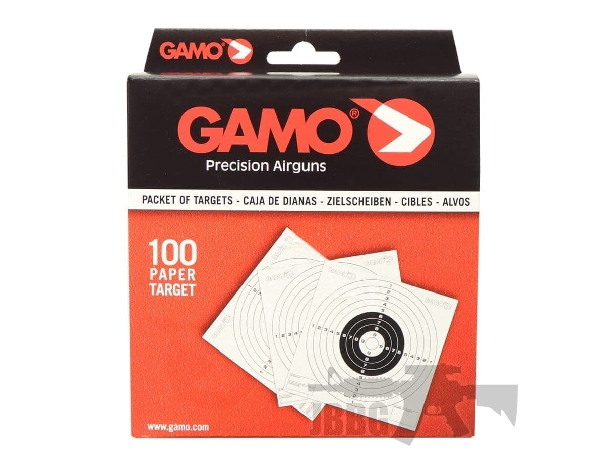 100 Paper Targets Pack for Air Guns