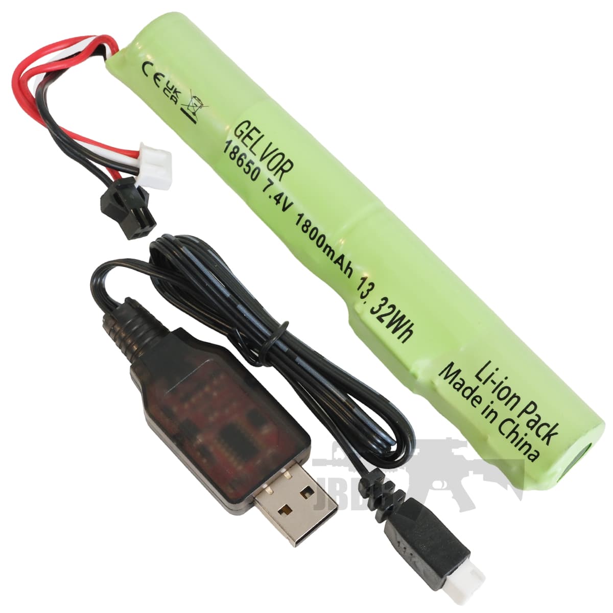 GB-01 1800 mAh Rechargeable Battery and USB Charger Set