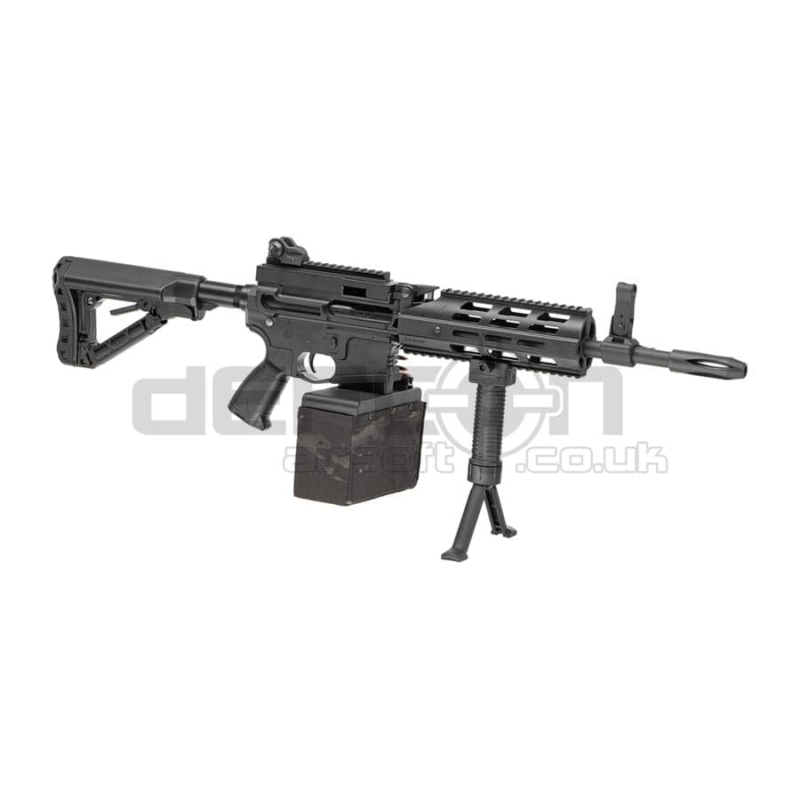 Airsoft CM16 LMG Stealth AEG
