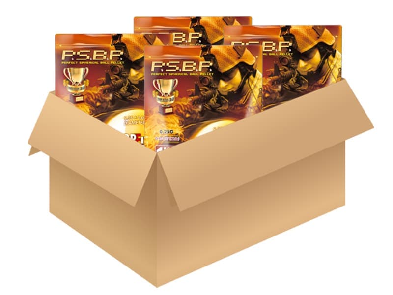 Competition Grade 0.25g BB’s (4000 – 1 Kilo) (G-07-097) (1 Carton = 12 Bags)