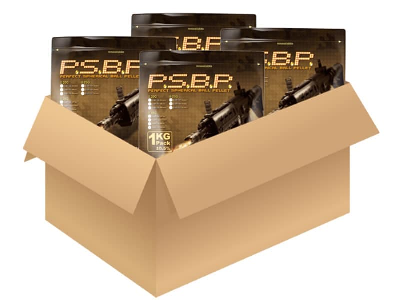 Competition Grade 0.28g BB’s (3550 – 1 Kilo) (G-07-106) (1 Carton = 12 Bags)