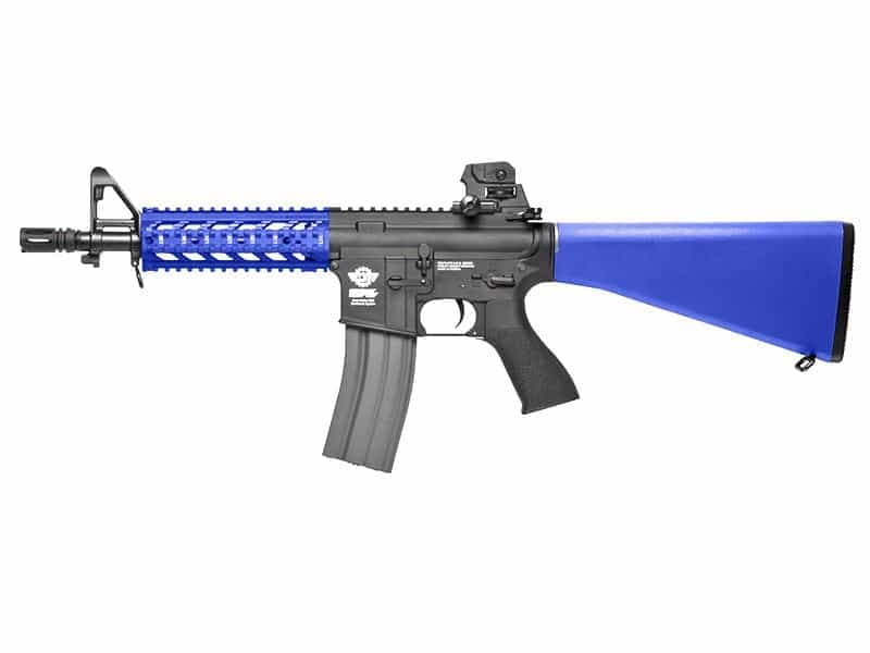 RIFT Raider Airsoft AEG (Combat Machine – Fixed Stock – EGC-16P-RDS-BNB-NCM – Blue)