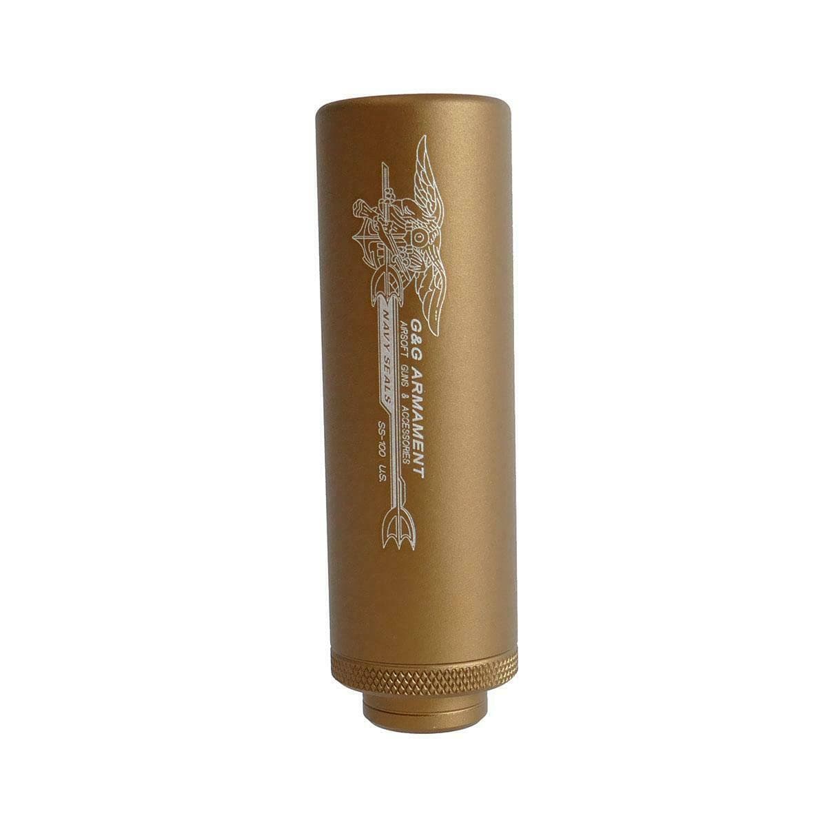 SS-100 Navy Seal Logo Mock Suppressor Short 14mm CCW — image 3