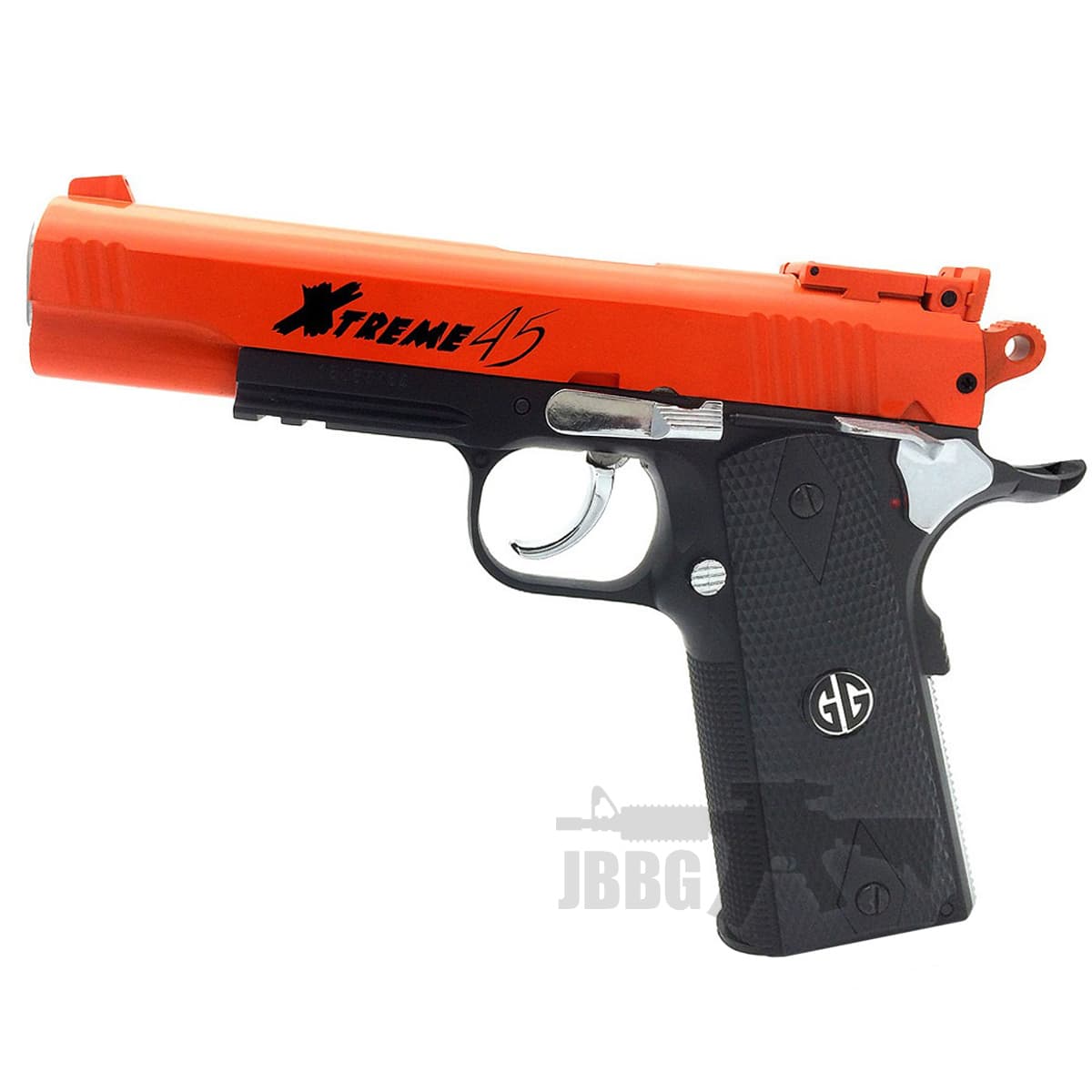 Xtreme 45 Airsoft Pistol Gas Blowback Orange (PRE-OWNED)