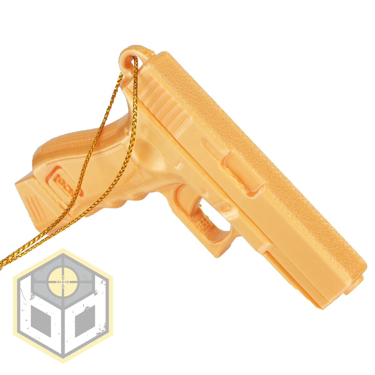 19 Gen5 EX Mag Pistol Christmas Tree Decoration Gold (203) 042 — image 3