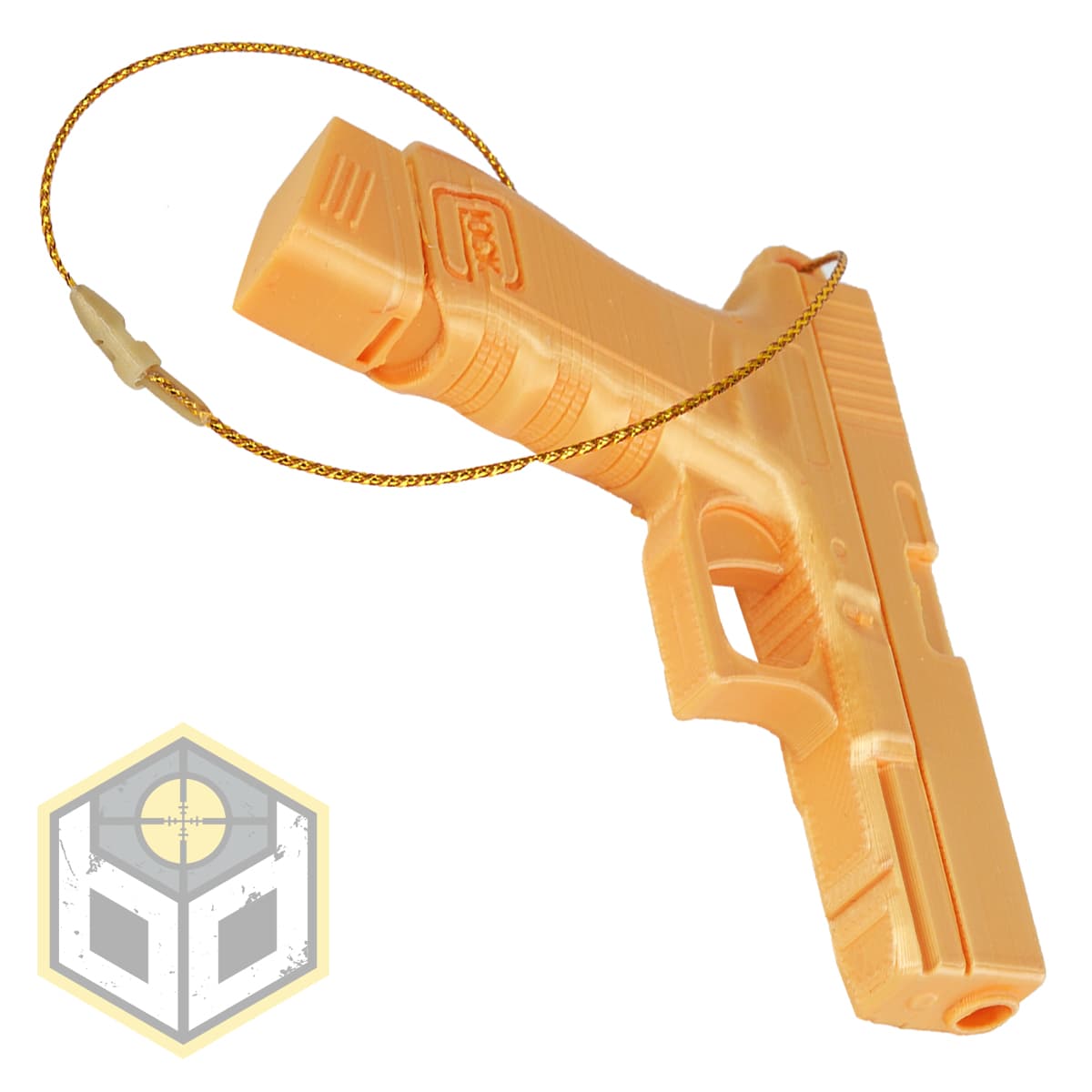 19 Gen5 EX Mag Pistol Christmas Tree Decoration Gold (203) 042