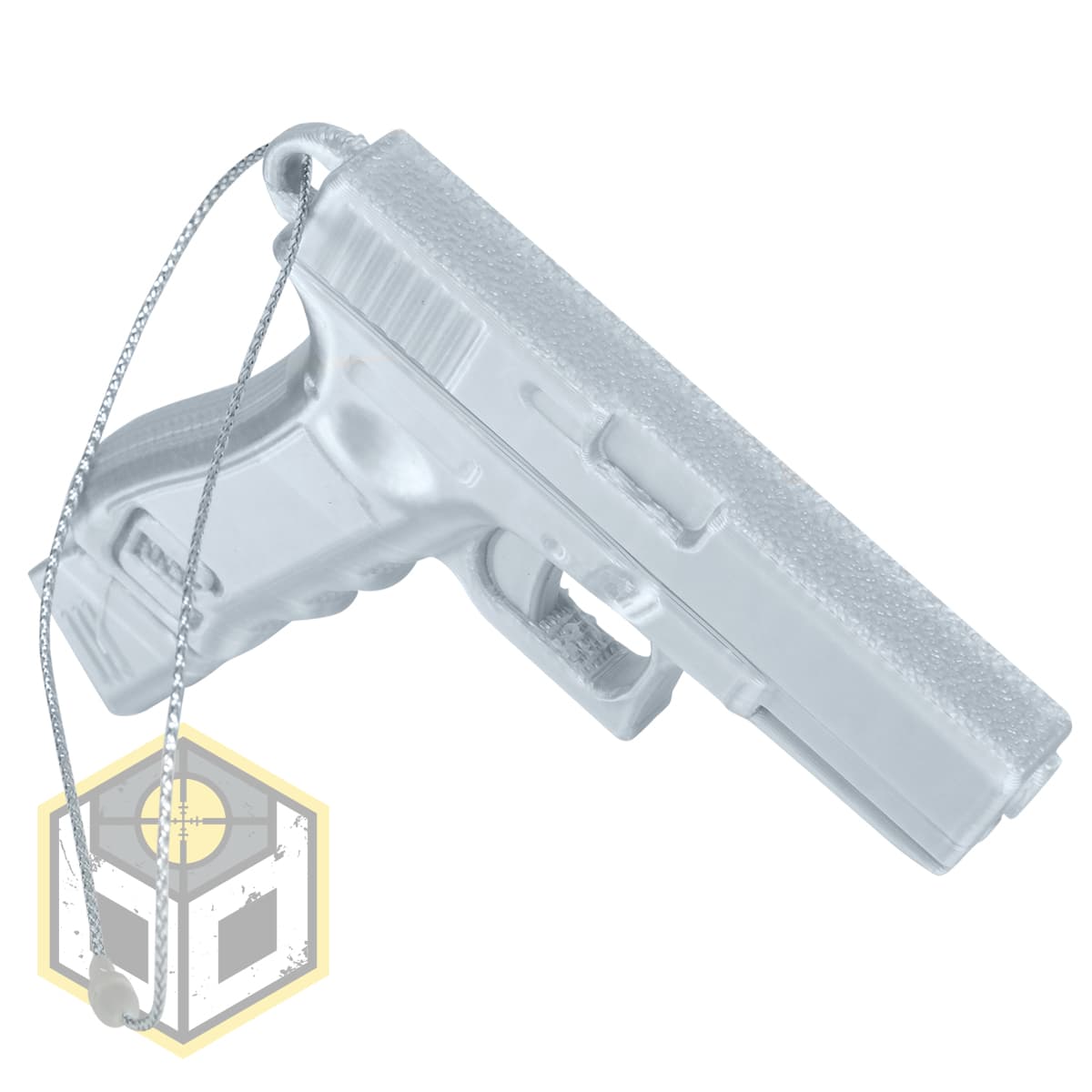 19 Gen5 EX Mag Pistol Christmas Tree Decoration Silver (197) 042 — image 2