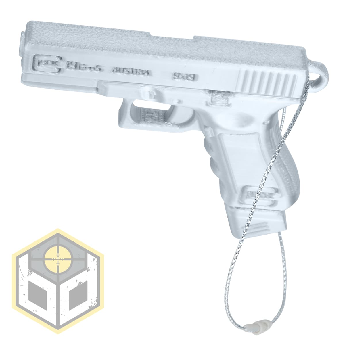 19 Gen5 EX Mag Pistol Christmas Tree Decoration Silver (197) 042 — image 3