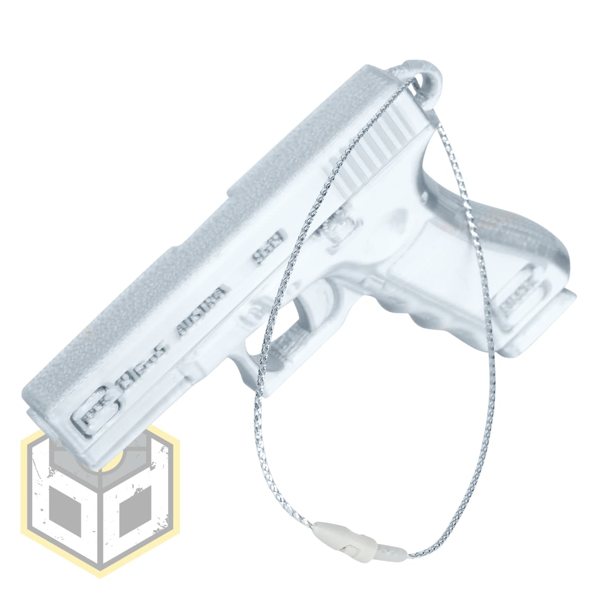 19 Gen5 Pistol Christmas Tree Decoration Silver (198) 042 — image 2