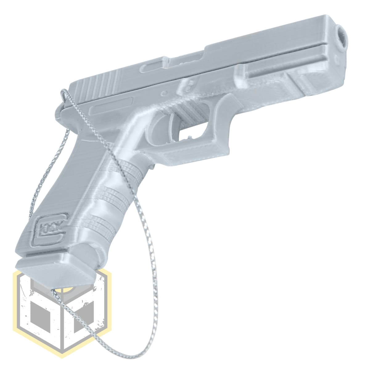 19 Gen5 Pistol Christmas Tree Decoration Silver (198) 042 — image 3