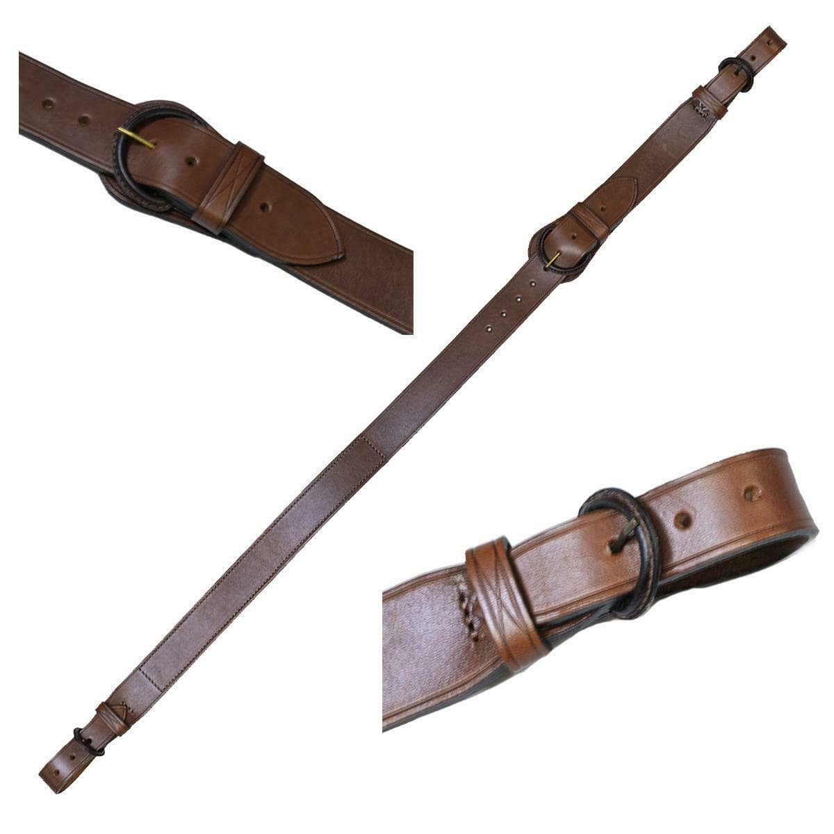 Leather Rifle Sling Tradition Brown