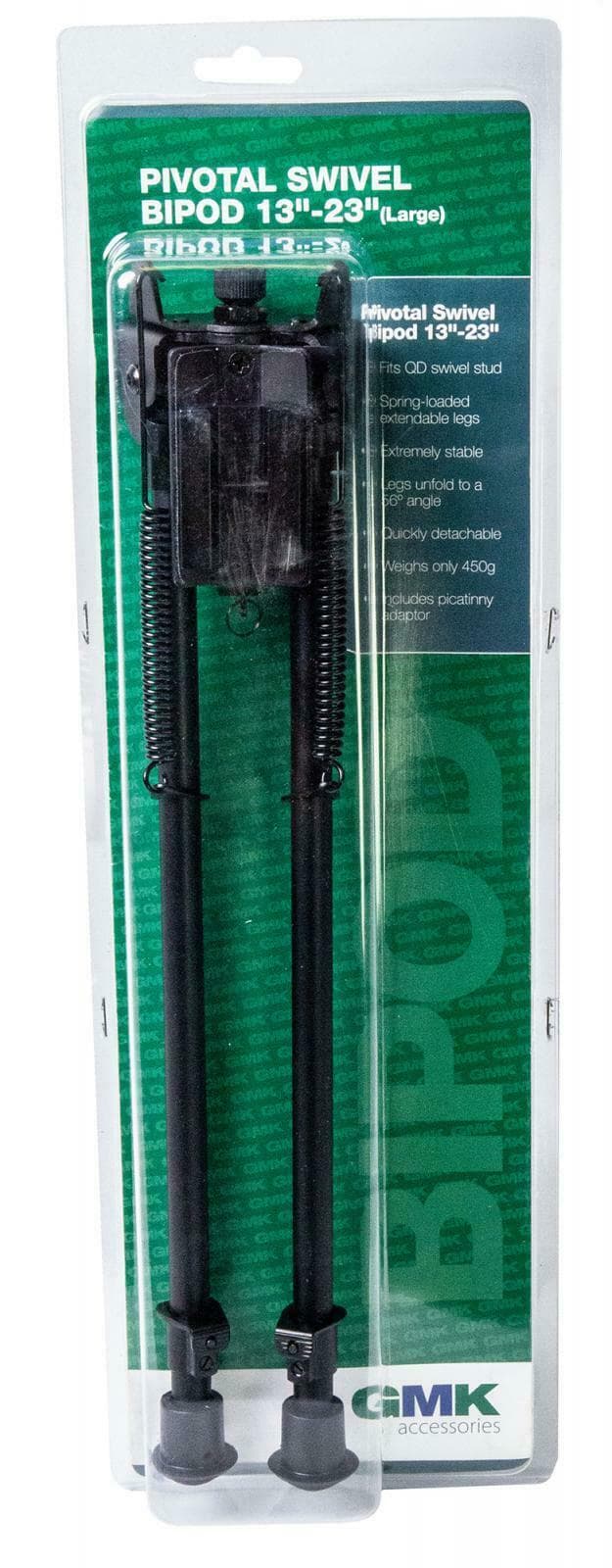 Pivotal Swivel Adjustable Bi-Pod 13-23"