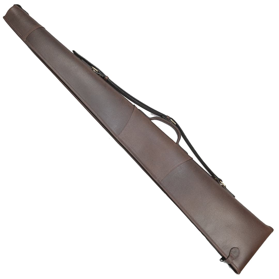 Wickham Leather Shotgun Carry Case Slip Brown 50"