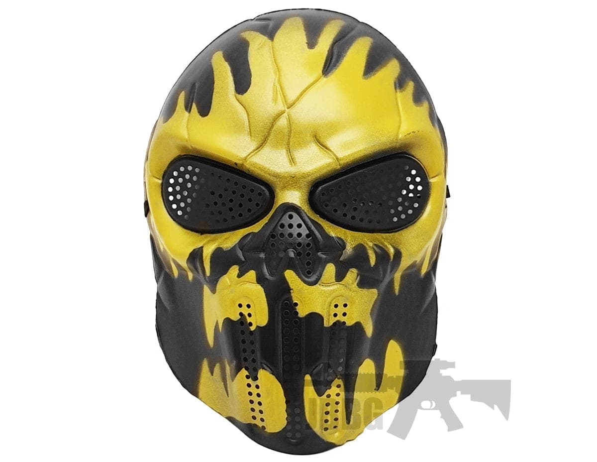Flame Skull Fun Mask