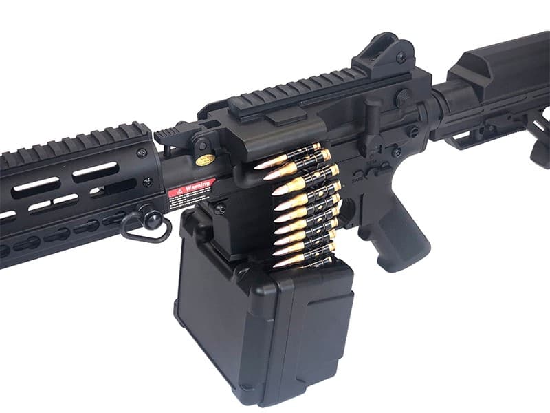 MCR LMG Carbine AEG With Electric Drum Mag — image 3