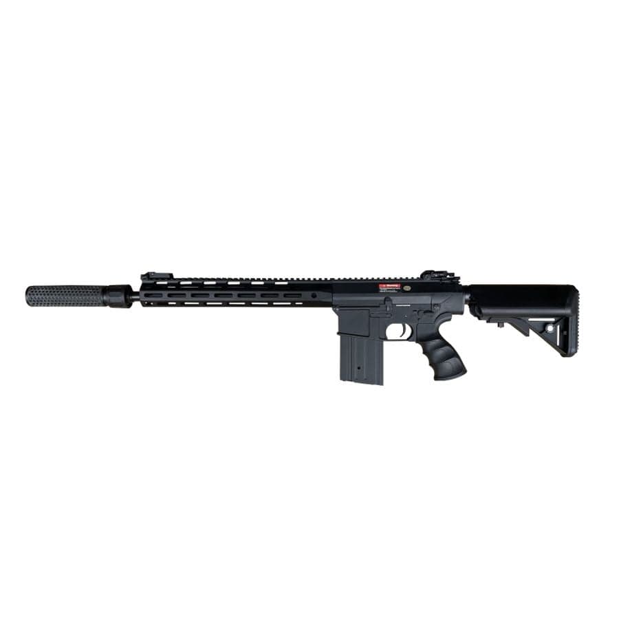 SR25K URX4 14 M-lok AEG with QD Silencer Full Metal