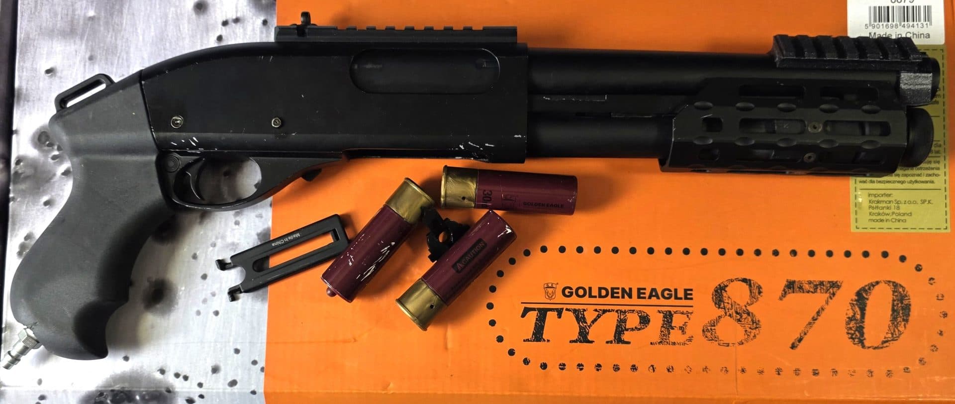 Eagle 870 Shorty HPA Airsoft Shotgun – Grade D — image 3